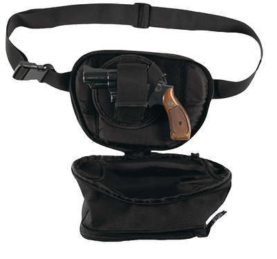 Soft Gun Cases Bulldog Cases BULLDOG FANNY PACK HLSTR BLK MED • Model: 